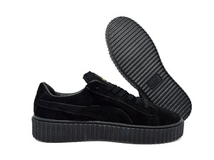 Кроссовки замша Puma by Rihanna Creeper Full Black (2 фото из 3)