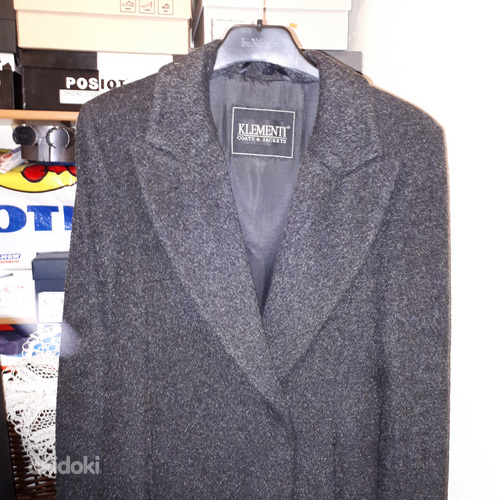 Зимнее пальто размер 34 ткань шерсть 100% (фото #4)
