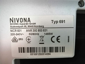 Nivona täisautomaatne espressomasin (4 foto / 4)