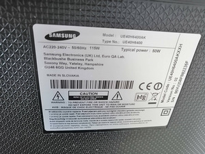 40" Samsung fullHD telekas 3D SmartTV (8 foto / 8)