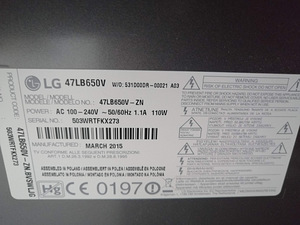 47" LG fullHD teler SmartTV 3D (7 foto / 7)