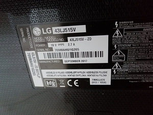 43" LG fullHD teler (3 foto / 3)
