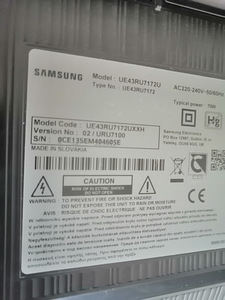 43" Samsung 4K teler SmartTV (6 foto / 6)