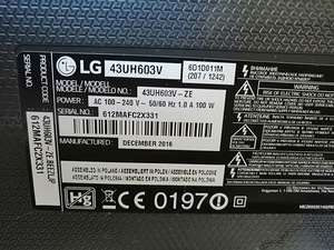 43" LG 4K UHD teler SmartTV (6 foto / 6)