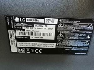 65" LG teler 4K UHD SmartTV (5 foto / 5)