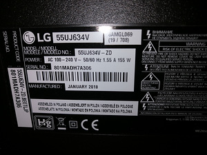 55" LG 4k UHD teler SmartTV (6 foto / 6)