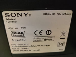 43" Sony fullHD android teler SmartTV (6 foto / 6)