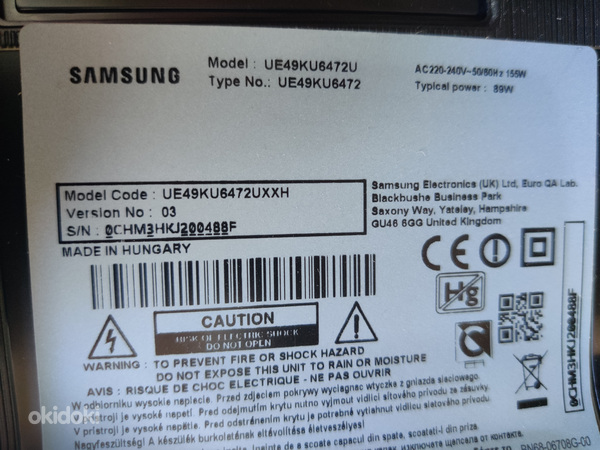 49" Samsung 4K UHD teler SmartTV (foto #6)