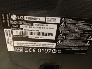 49" LG 4k UHD teler SmartTV (6 foto / 6)