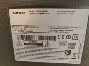 55" Samsung 4k UHD teler SmartTV (5 foto / 5)