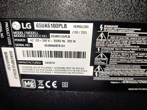 65" LG 4k UHD teler SmartTV (5 foto / 5)