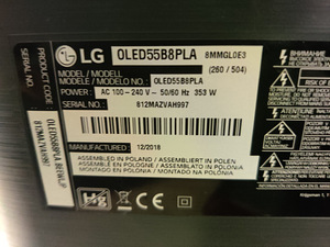 55" LG OLED 4K teler SmartTV Dolby (5 foto / 5)