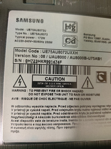 75" Samsung 4K UltraHD teler SmartTV (6 foto / 6)