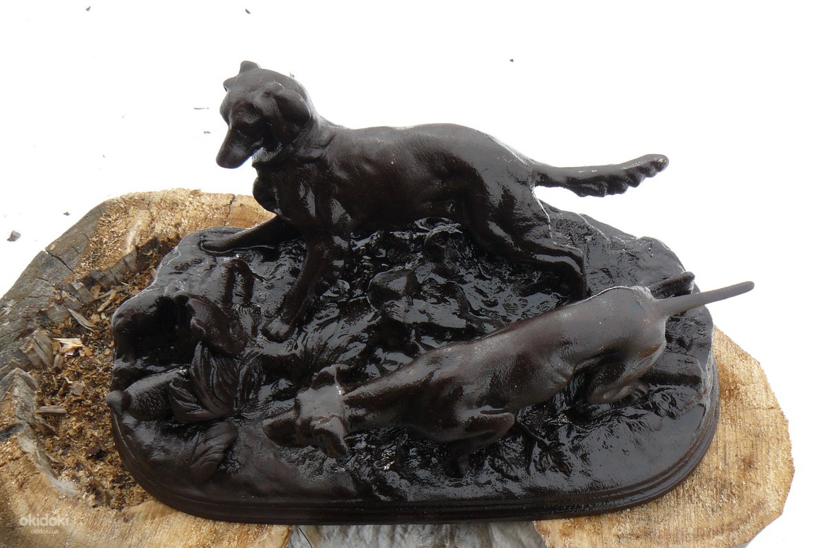 Статуетка каслі собаки на полюванні (фото #3)