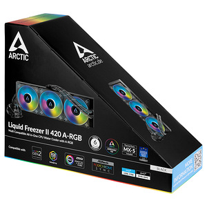 Arctic Liquid Freezer II 420 A-RGB CPU AIO vesijahuti (3 foto / 3)