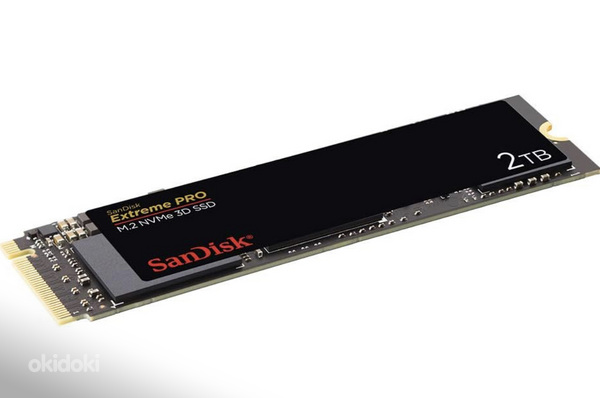 UUS! SanDisk Extreme PRO 2 TB M.2 NVMe 3D SSD (foto #1)