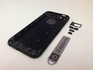 Корпус iPhone 5/5s в стиле iPhone 7 чёрный матовый