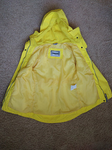 Lenne kollane k/s parka, suurus 134 (2 foto / 6)