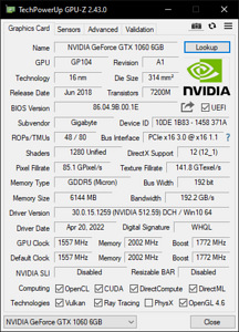VENTIKAD EI TÖÖTA GTX1060 6GB (1 foto / 4)