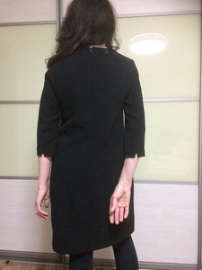 Elegantne must kleit M/L (5 foto / 7)