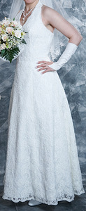 Свадебное платье из кружева