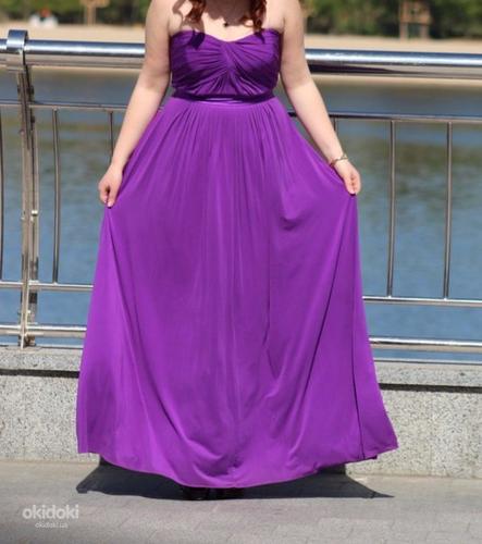 Вечірня фіолетова сукня (фото #2)