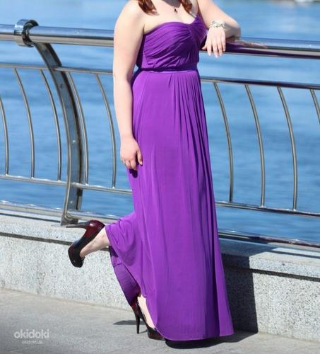 Вечернее фиолетовое платье (фото #3)