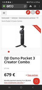 Omso pocket 3 creator combo / black mist filter / lens set (1 foto / 6)
