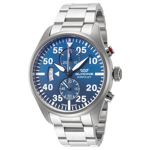 Uus meeste kell Glycine Airpilot Chronograph Date (3 foto / 8)