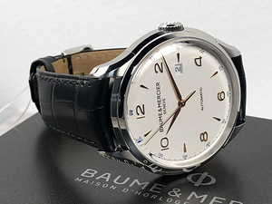 Baume & Mercier Clifton Round Automatic XL White Dial (5 foto / 9)