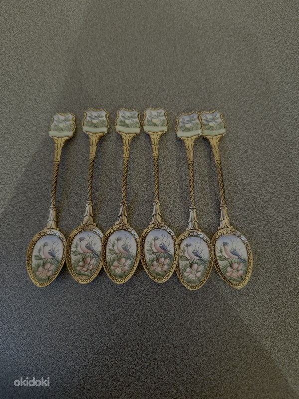 Набор ложек с эмалью 6 шт - Tallinn, Сервировка стола – okidoki