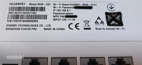 Huawei 4G ruuter B535-232 (foto #3)