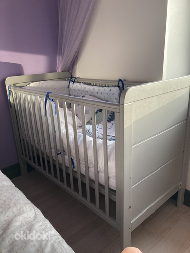 YappyModern детская кроватка, светло-серый (фото #3)