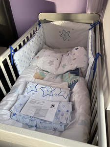 YappyModern детская кроватка, светло-серый