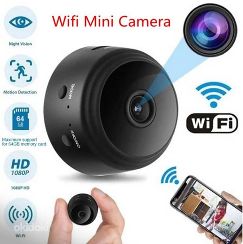 Mini WiFi kaamera A9 Mini Camera APP (foto #1)