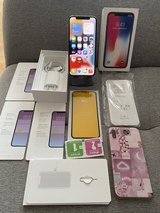 iPhone X 64GB Silver Heas Seisukorras, Uus Aku (1 foto / 7)