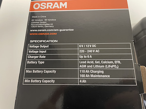 Osram 906 autoakude laadija (3 foto / 3)