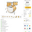Yamaha stage custom bop kit trummikomplekt (foto #1)