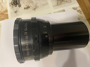 RECTIMASCOP IV 64/2x Rathenower ANAMORPHIC Lens (2 foto / 4)