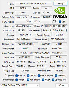 ZOTAC GeForce® GTX 1080 Ti Mini 11GB (5 foto / 5)