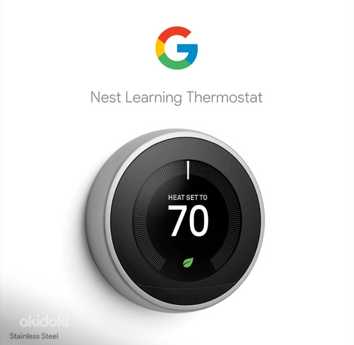 Обучающийся термостат Google Nest (фото #1)