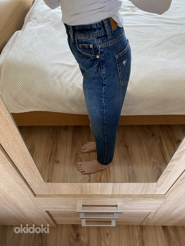 Zara mom fit джинсы размер 34 (фото #2)
