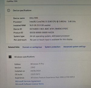 Micro PC 16 GB RAM - 128 SSD - Dell Optiflex 7010 (4 foto / 4)