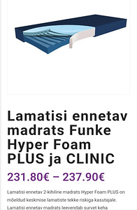 Lamatisi ennetav madrats (1 foto / 2)