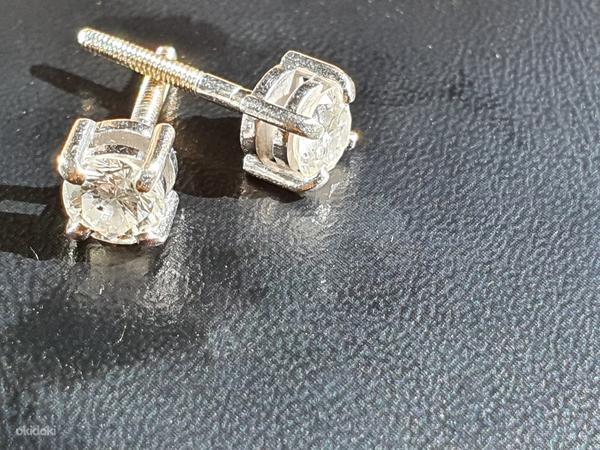 Серьги с бриллиантами 2 * 0,25ct (фото #2)