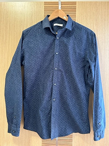Синяя рубашка jack&Jones №40 (1 фото из 2)