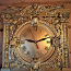 Часы настенные деревянные из дуба 380x380x40мм (цвет золото) (фото #2)