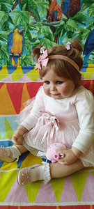 Kogutav reborn nukk Ot Monika Peter Leicht 80 cm (3 foto / 9)