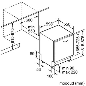 Integreeritav Bosch nõudepesumasin (SMV87TX02E/29) (7 foto / 7)