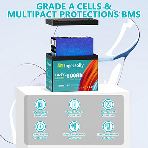 Аккумулятор LiFePO4 12,8В 100Ач BMS (3 фото из 3)